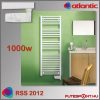 Atlantic RSS 2012 - 1000W - termosztátos elektromos törölközőszárító, fehér